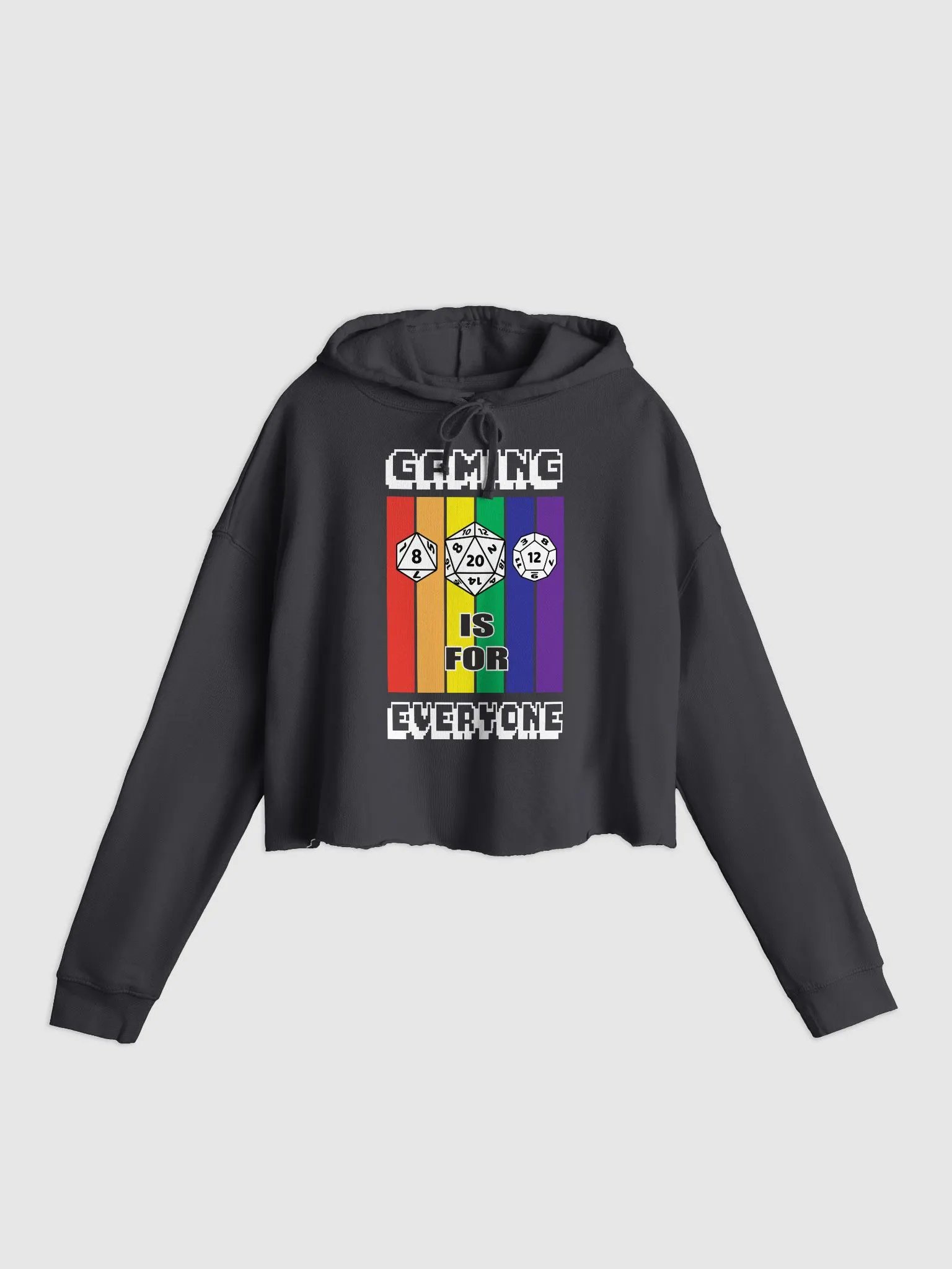 Gaming is for Everyone 2024 Crop Top Hoodie product image (1)