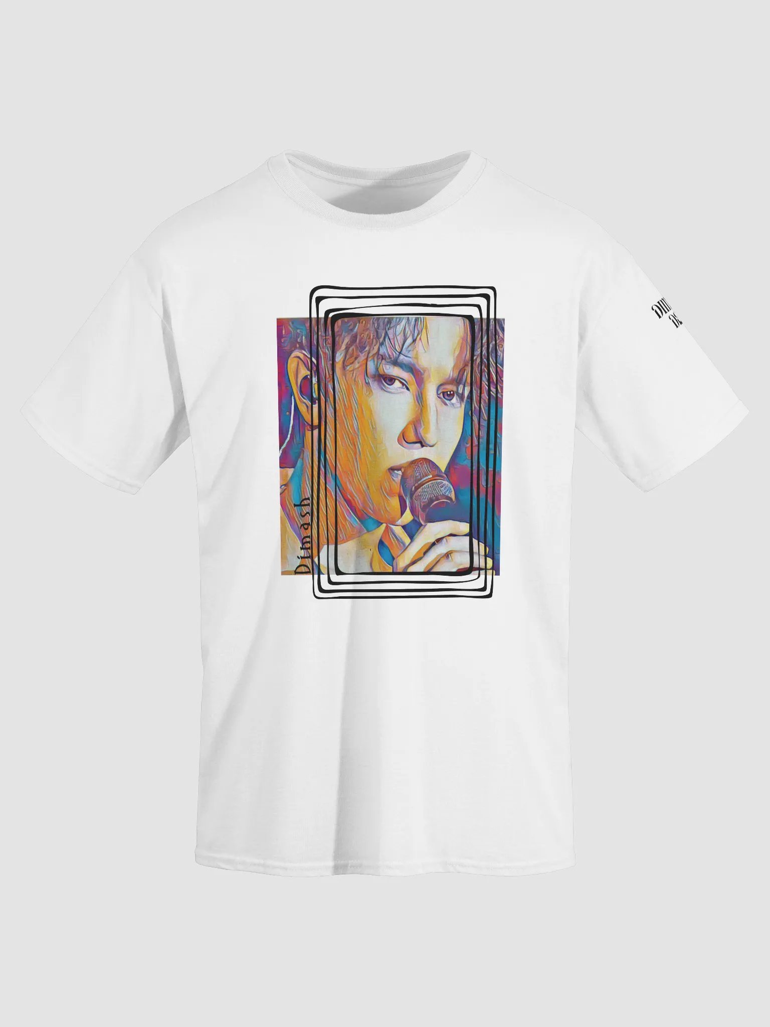 Singer Songwriter From Kazakhstan Gildan T-Shirt With Sleeve Print product image (37)