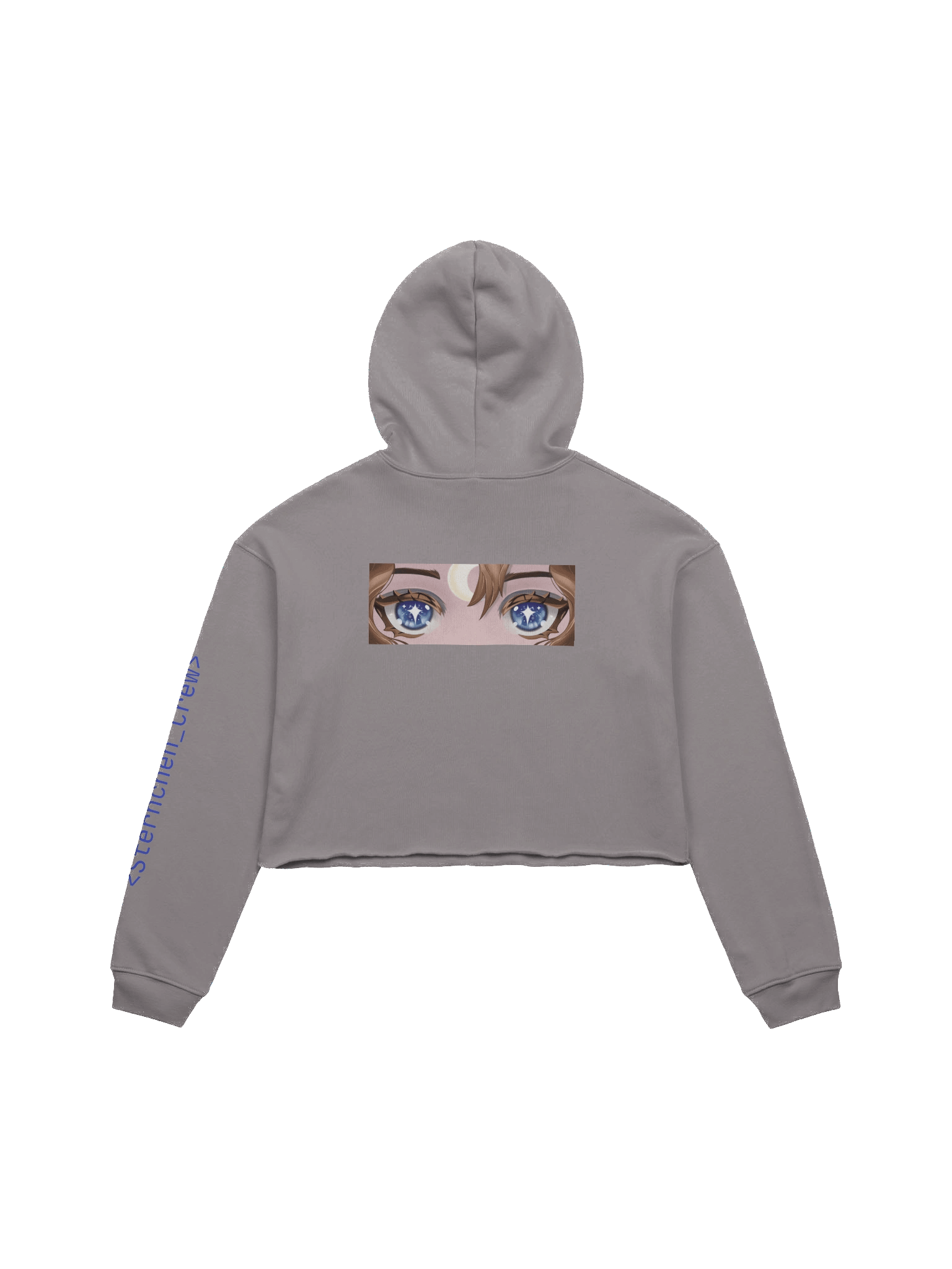 Sternchen-Crew Crop Top Hoodie product image (3)