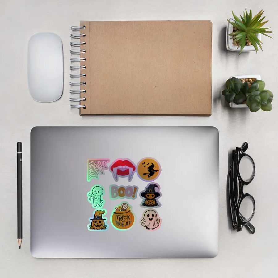 Spooky Holographic Halloween Sticker Sheet product image (10)