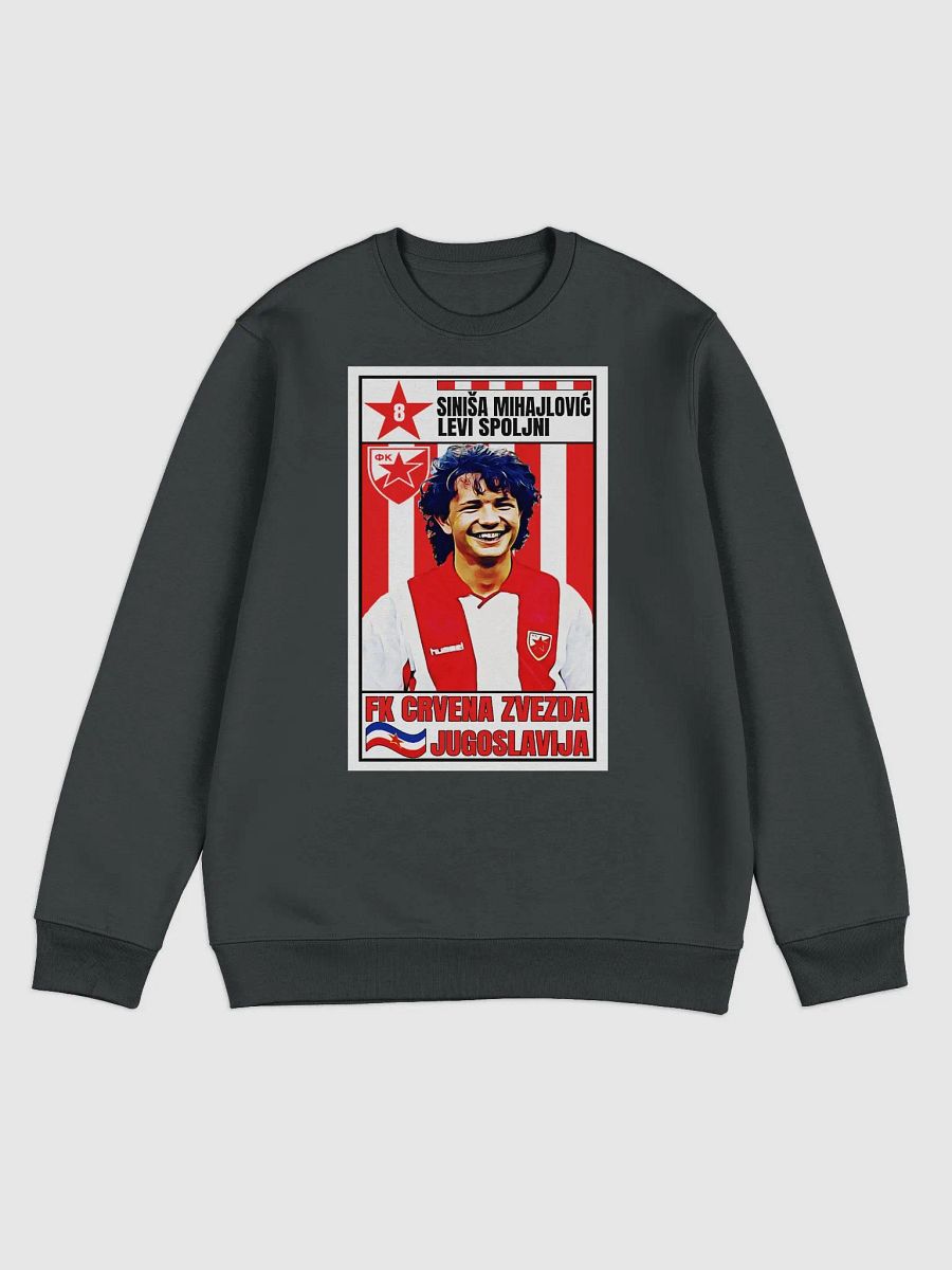 Siniša Mihajlović (FK Crvena Zvezda) #2 Stanley/Stella Unisex Eco Sweatshirt product image (3)