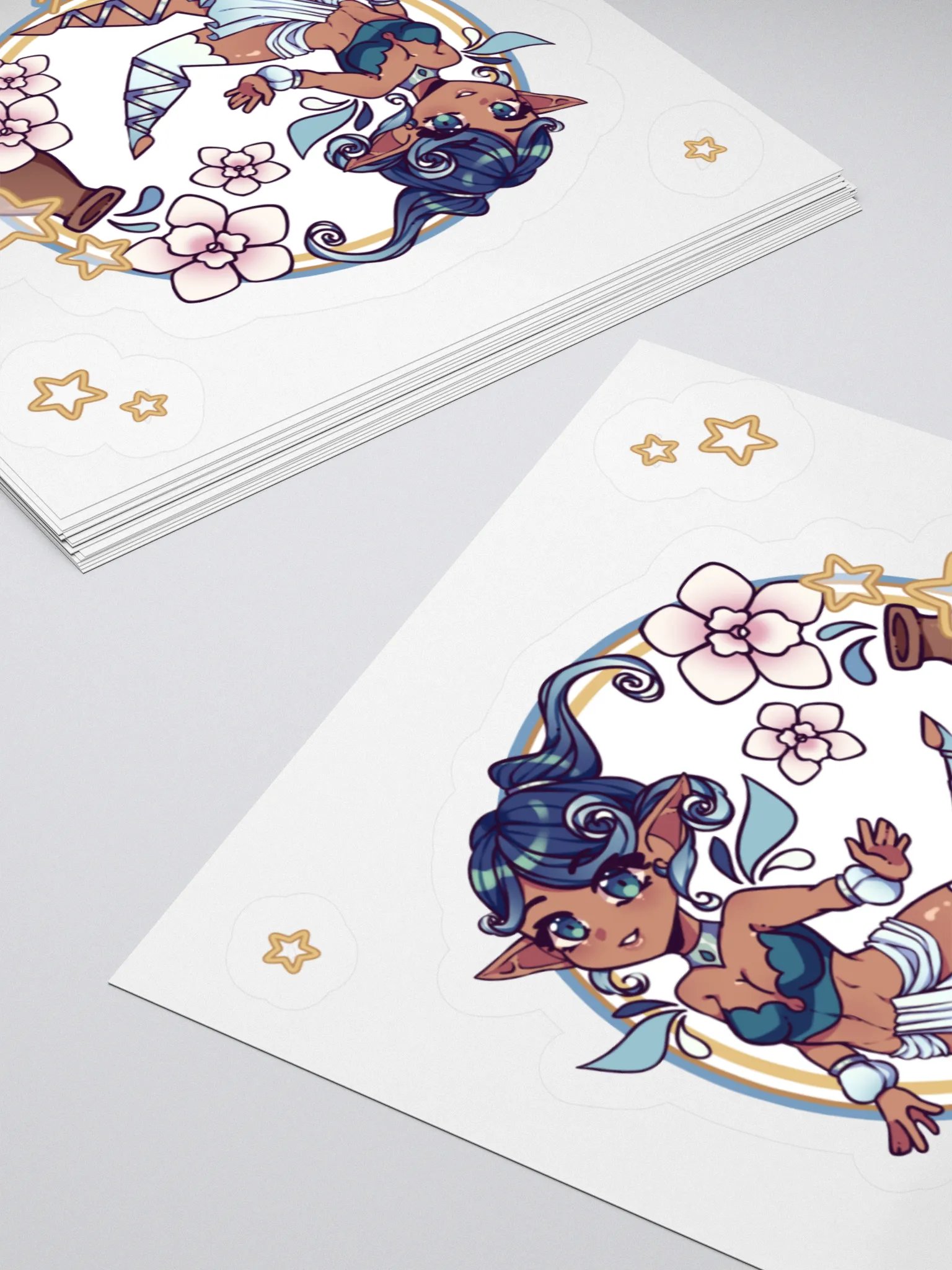 AQUARIUS ☆ Zodiac Chibi Sticker product image (12)
