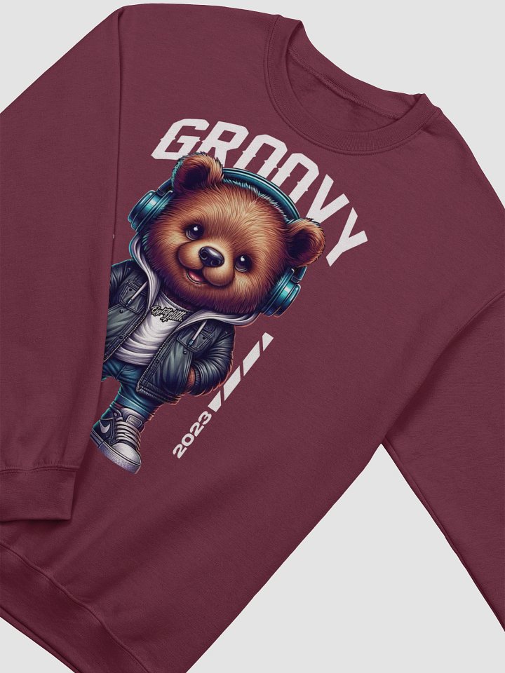 Groovy Bear Classic Crewneck Sweatshirt product image (2)