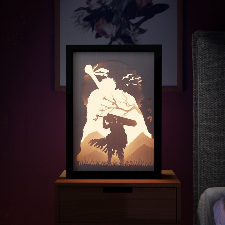 Berserk Lightbox template - PDF PNG SVG DXF + Video Tutorial product image (2)