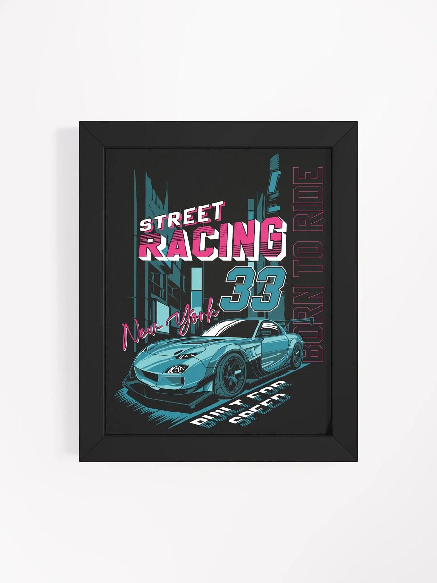 Street Racing Framed Matte Poster product image (96)