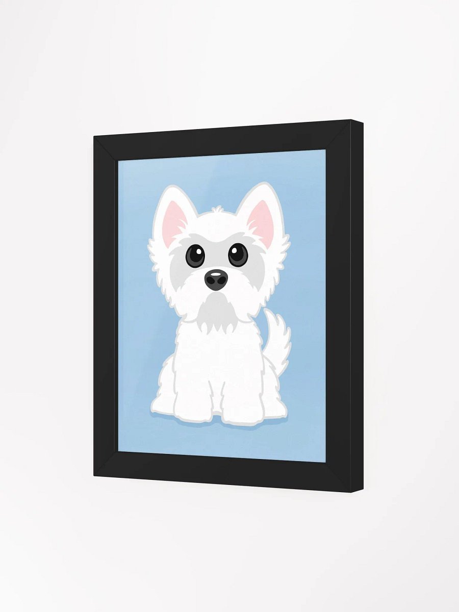 West Highland White Terrier (Westie) Puppy Framed Illustration product image (20)