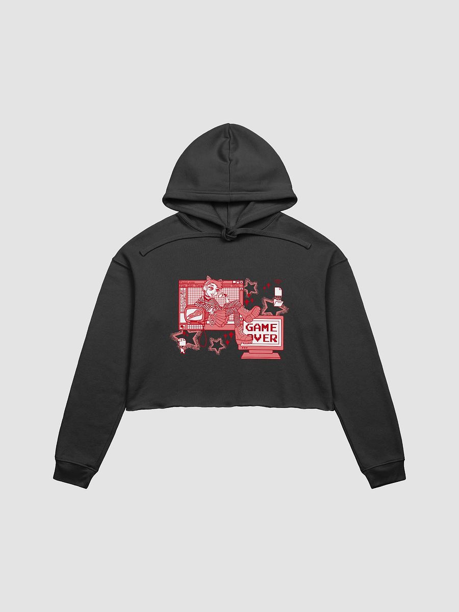 Red Game Over Cropped Hoodie product image (6)