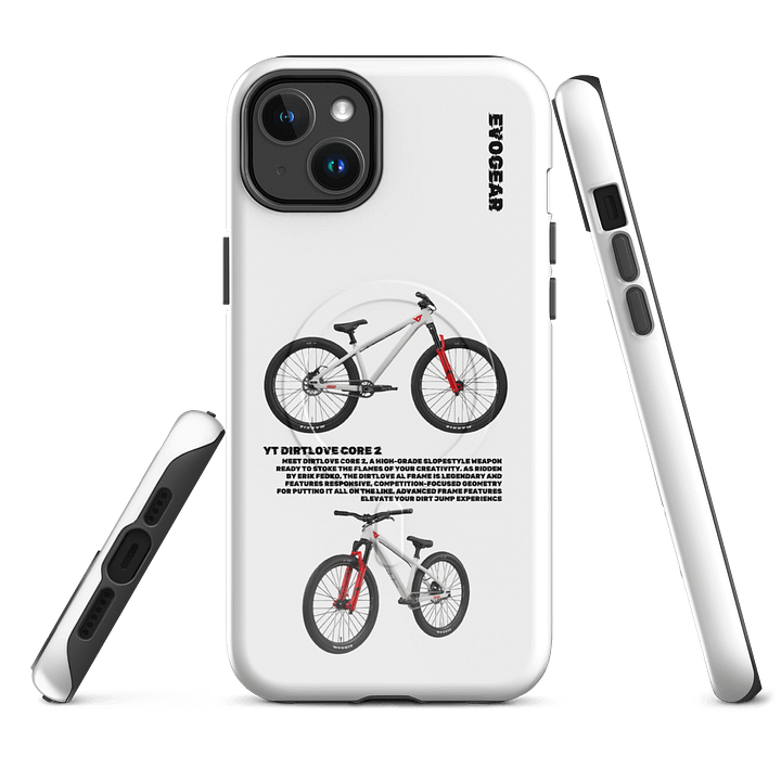 White Dirtlove Core 2 iPhone MagSafe Case product image (2)