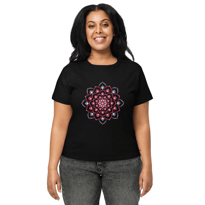 Purple and Pink Dot Mandala Women's T-Shirt product image (1)