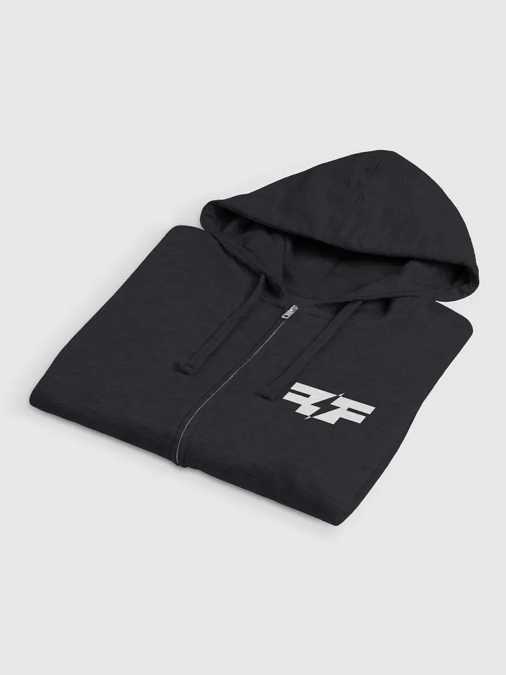 FlashForce Zip Up Hoodie (B&W) product image (2)
