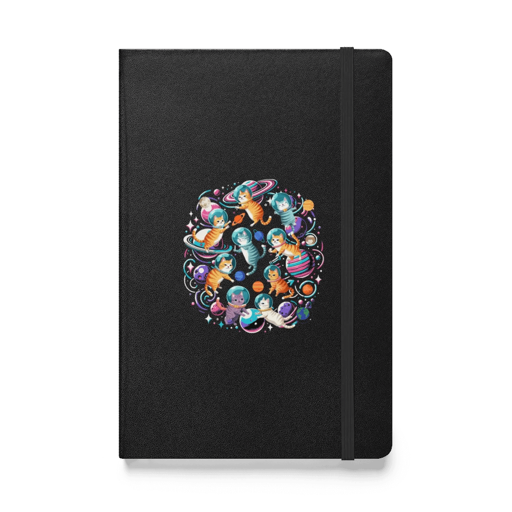 Cats In Space Cosmic Hardcover Notebook product image (1)