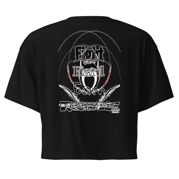 Fight Hard Earn Respect - Women's Premium Crop Top product image (1)
