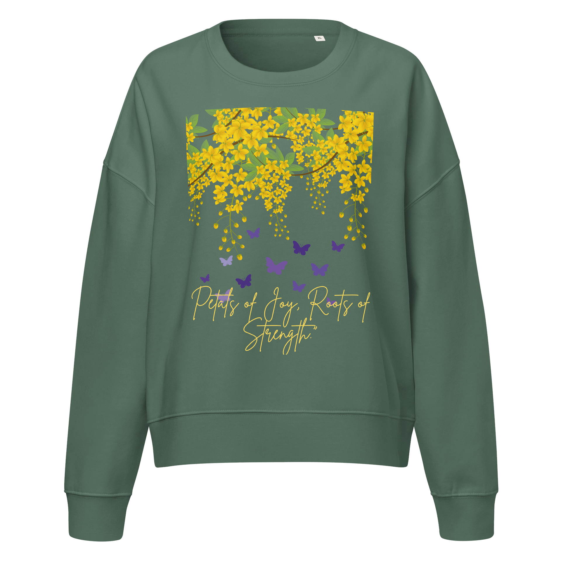 Butterfly Blooms Organic Sweatshirt product image (1)