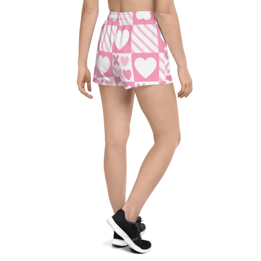 Valentine's Pink Athletic Shorts product image (4)