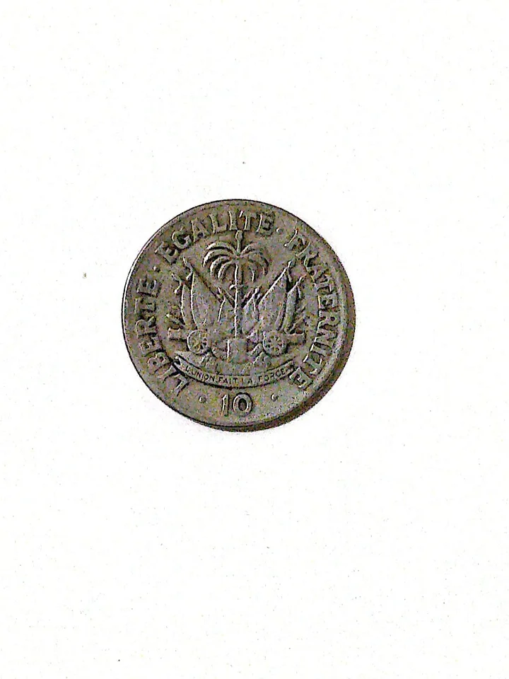 10 cent Haitian Gourde coin - François Duvalier (1958) product image (2)