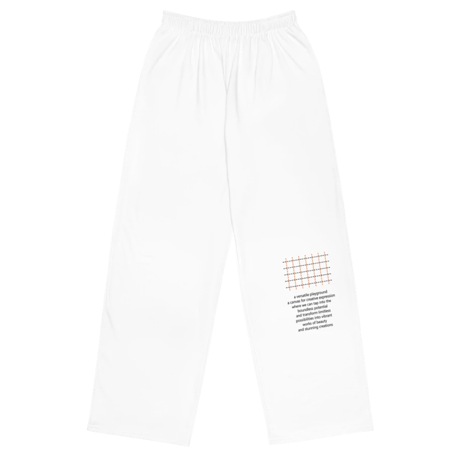 Grid Cozy Pants - orange line product image (6)