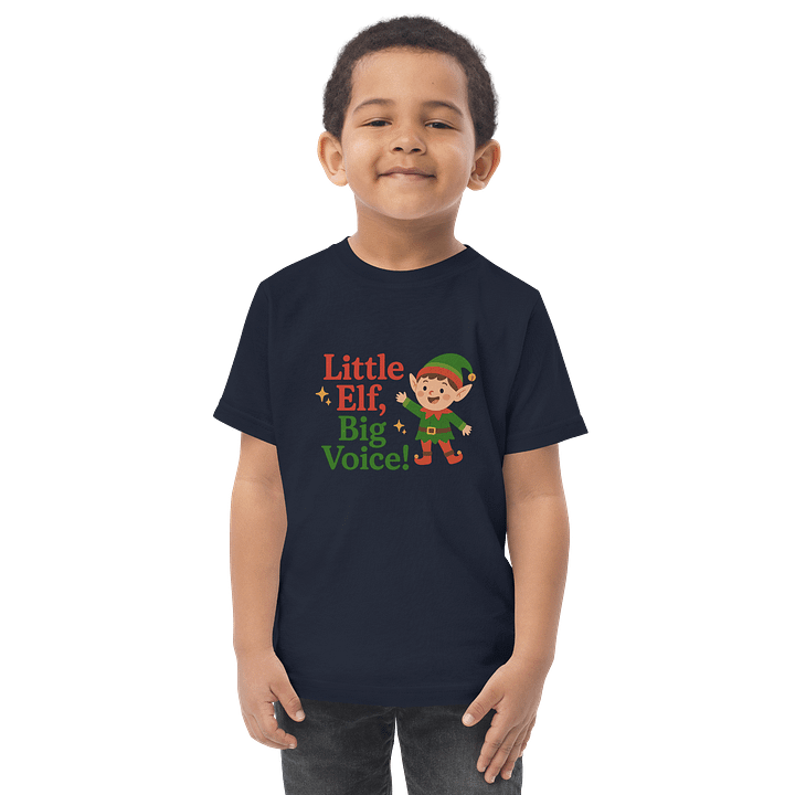 Cheerful Elf Toddler Jersey T-Shirt product image (1)