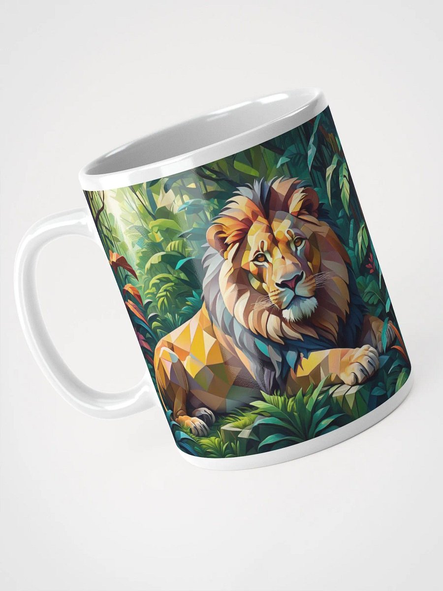 Geometric Jungle Lions - Mug product image (3)