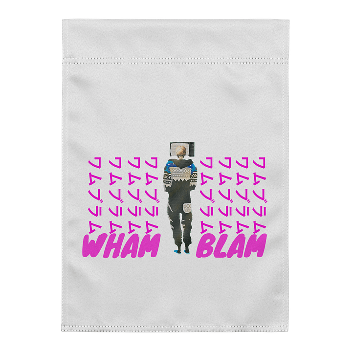 Whimsical TV Head Garden Flag product image (1)