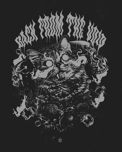 FILE : BACK FROM THE VOID 

Some cute little cat lost in the void between life and death!