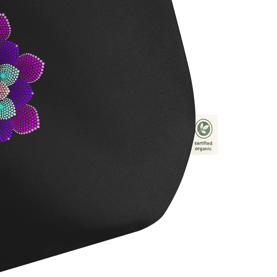 Colorful Dot Mandala Organic Cotton Tote product image (6)
