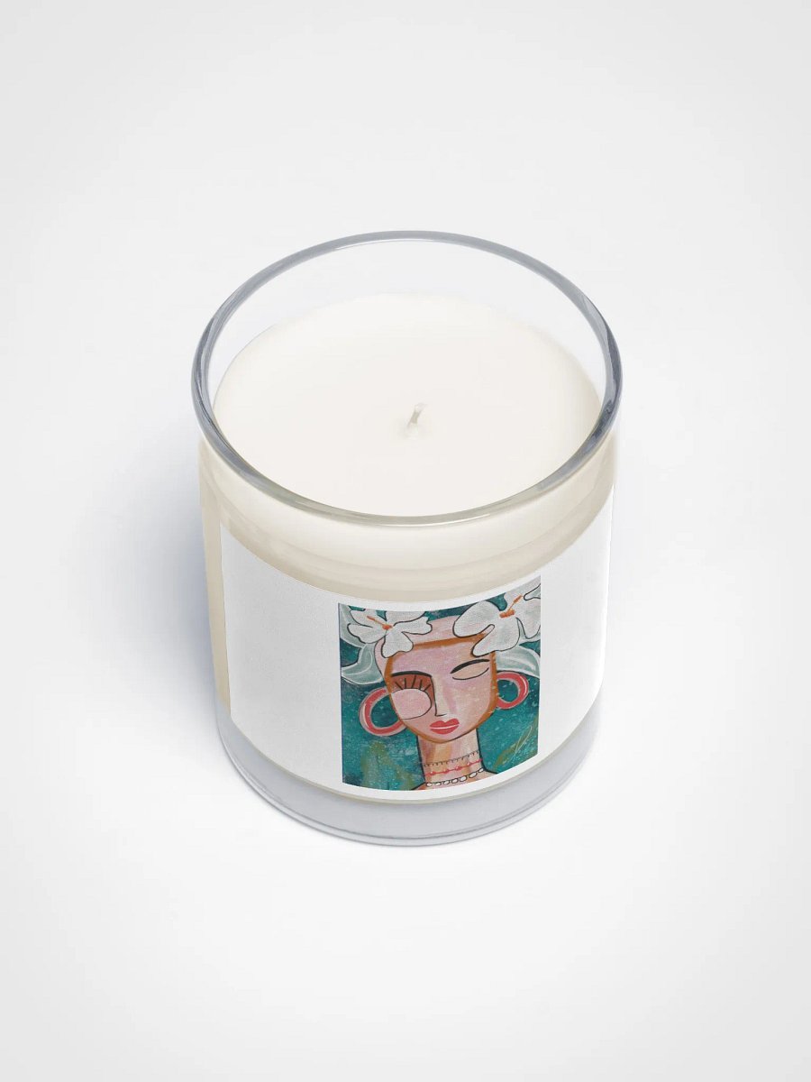 Unscented Soy Wax Candle - Flower Girl 1 (white) product image (3)