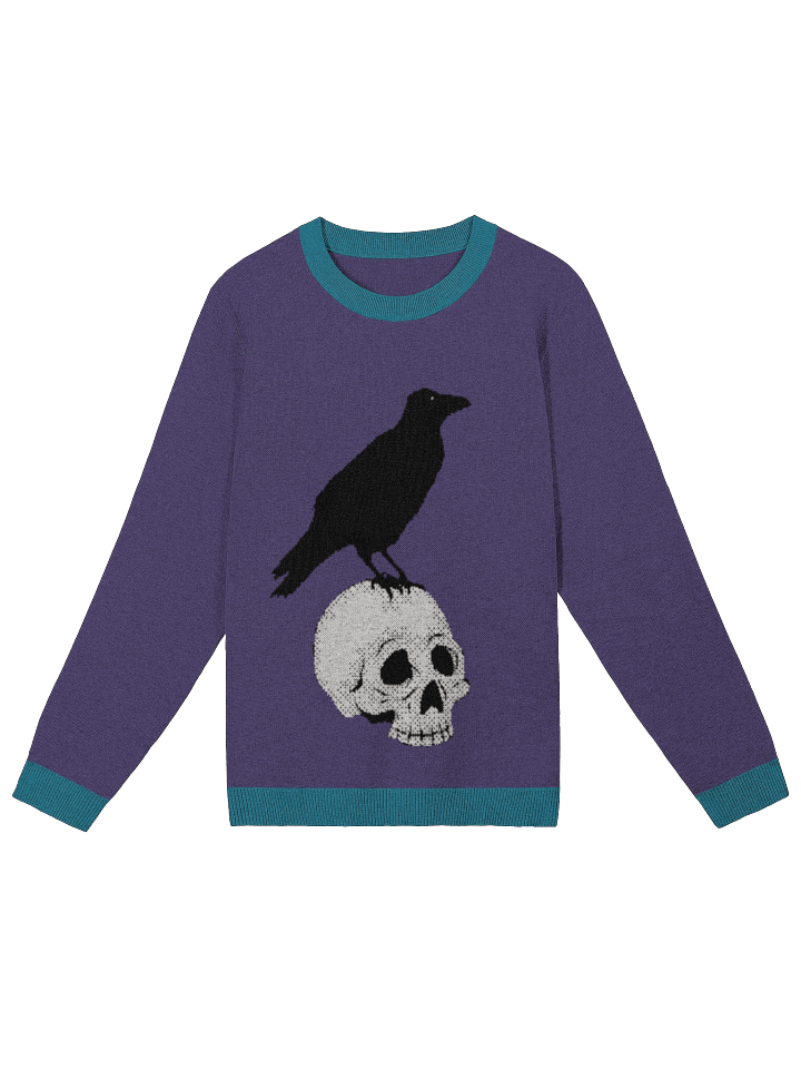 Purple Oshi Mark Sweater product image (1)