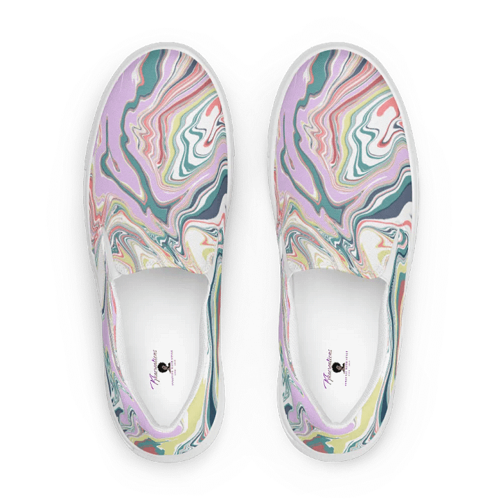 Psychedelic Swirl Women's Slip-Ons product image (1)