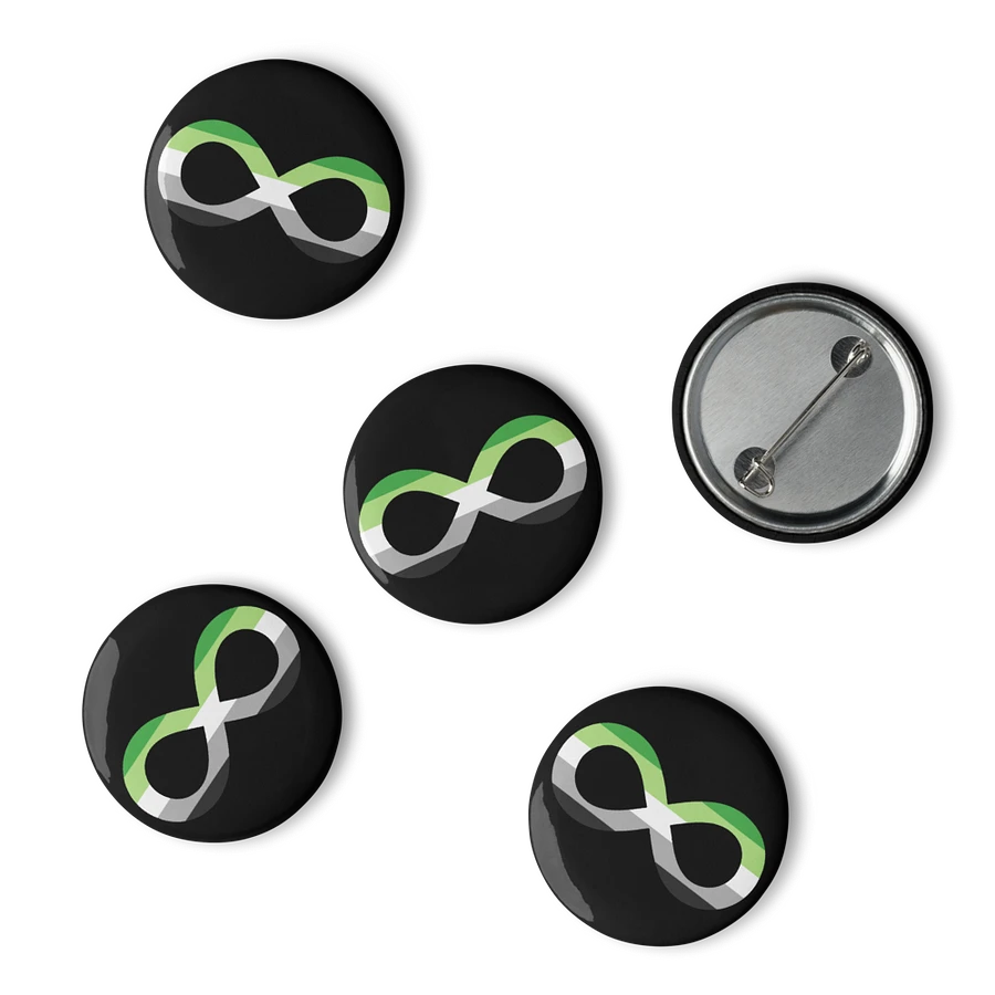 Aromantic Autistic Infinity Pin Set product image (6)