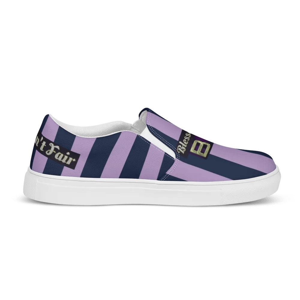 BBG Purple Striped Men's Slip Ons product image (11)