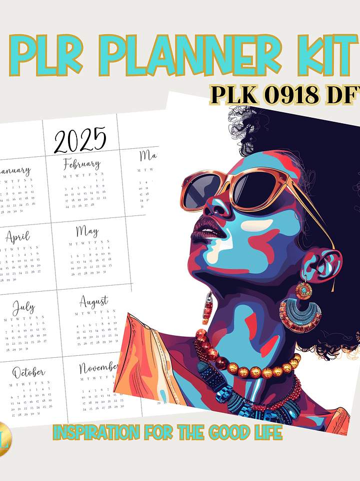 2025 PLR Planner & Journal Kit - PLK-0918-DFY product image (1)
