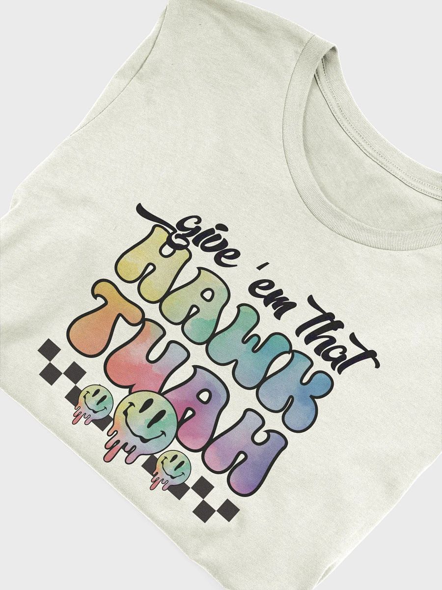 Hawk Tuah shirt, give them that hawk tuah Tshirt, smiley emoji groovy sassy tee product image (5)