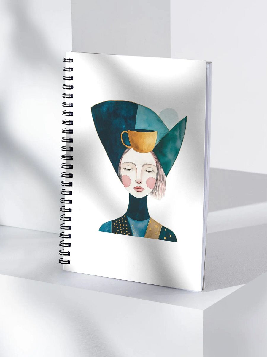 Golden Halo Stylized Notebook product image (4)