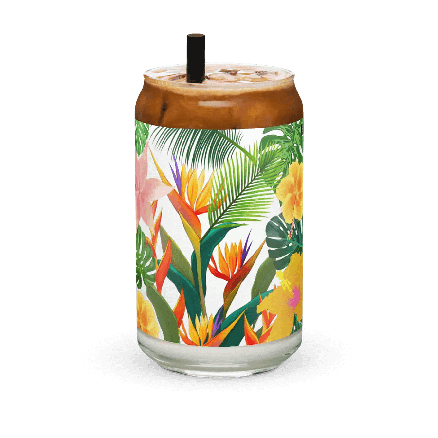Tropical Paradise Can-Shaped Glass product image (36)