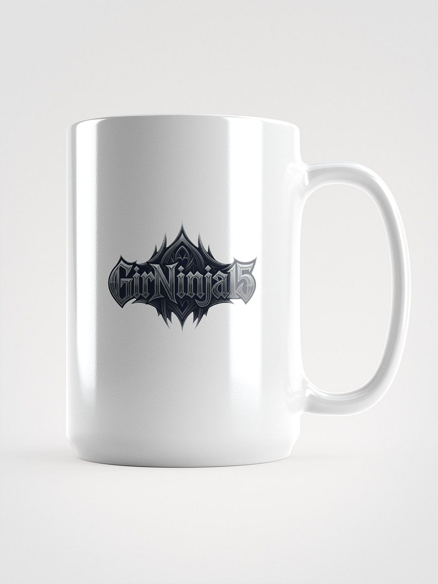 Gothic Monogram White Glossy Mug product image (1)
