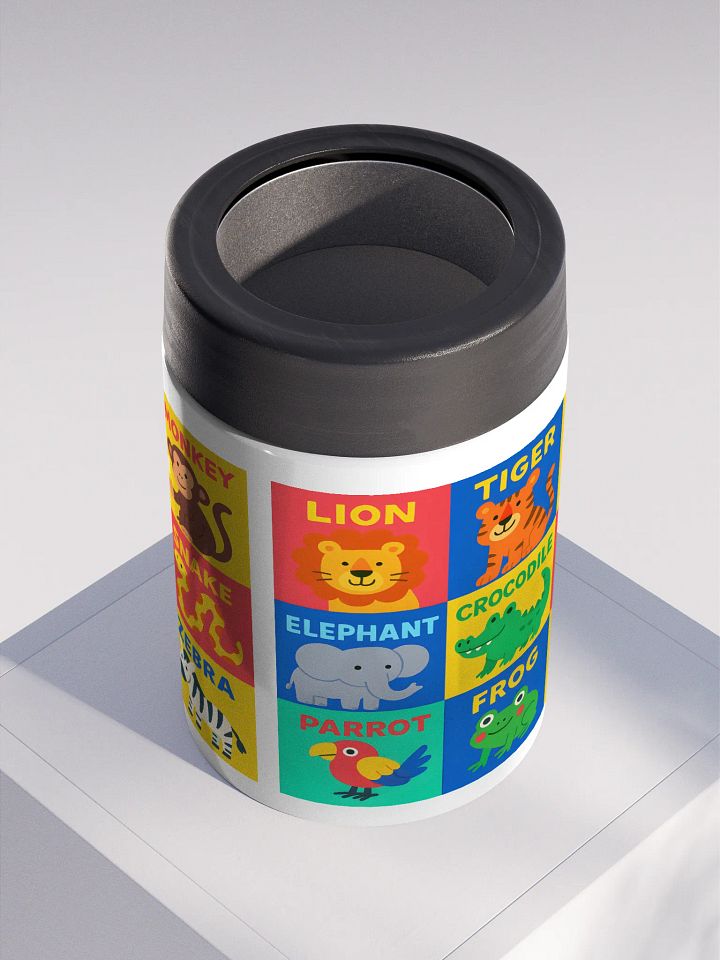 Zoo Animal Stainless Steel Koozie product image (2)
