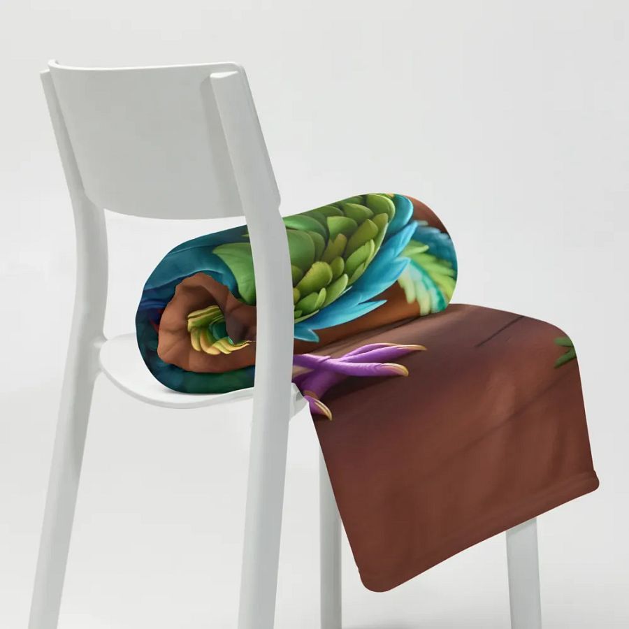 Endangered Species - Mexico - Quetzal Throw Blanket product image (9)