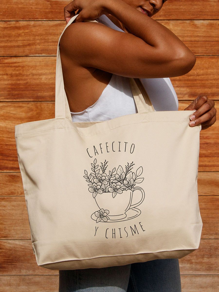 Cafecito y Chisme Tote Bag product image (1)