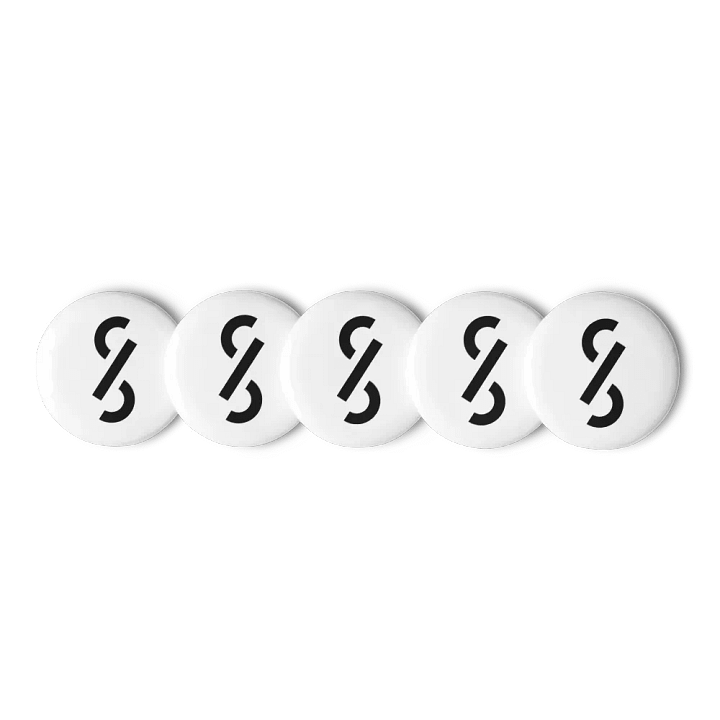 CLAUDY BEATS COLLECTION | SET OF BLACK PIN BUTTONS product image (1)