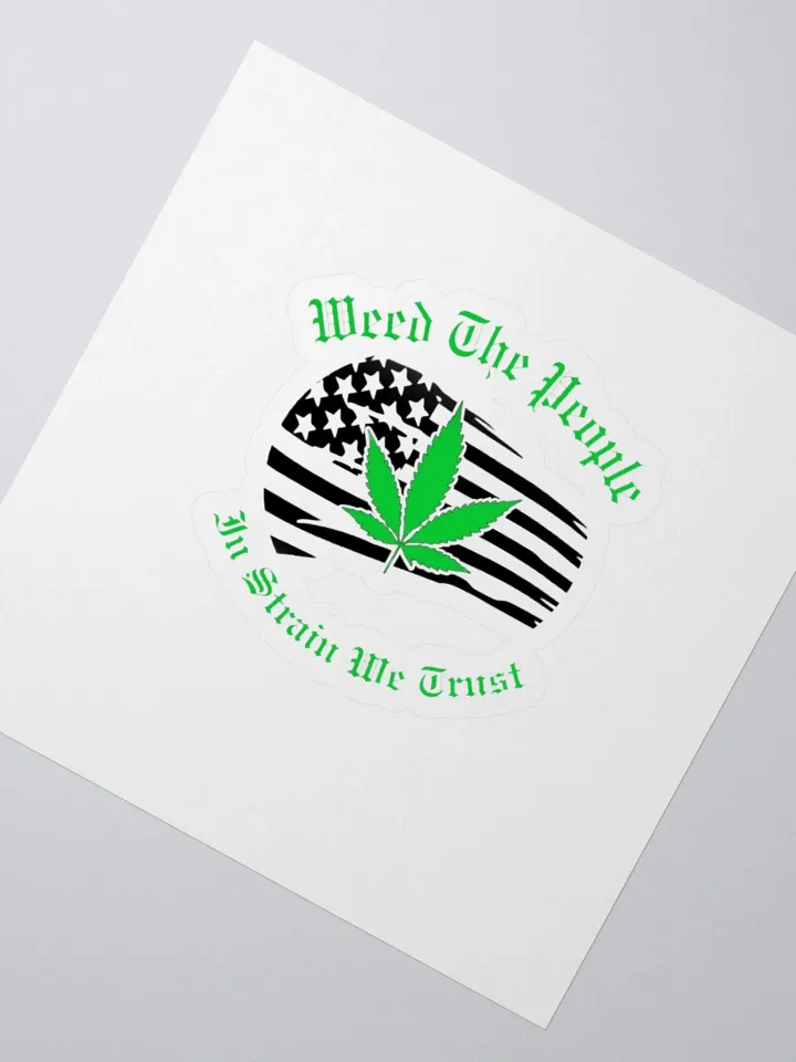 Weed The People Sticker BG product image (2)