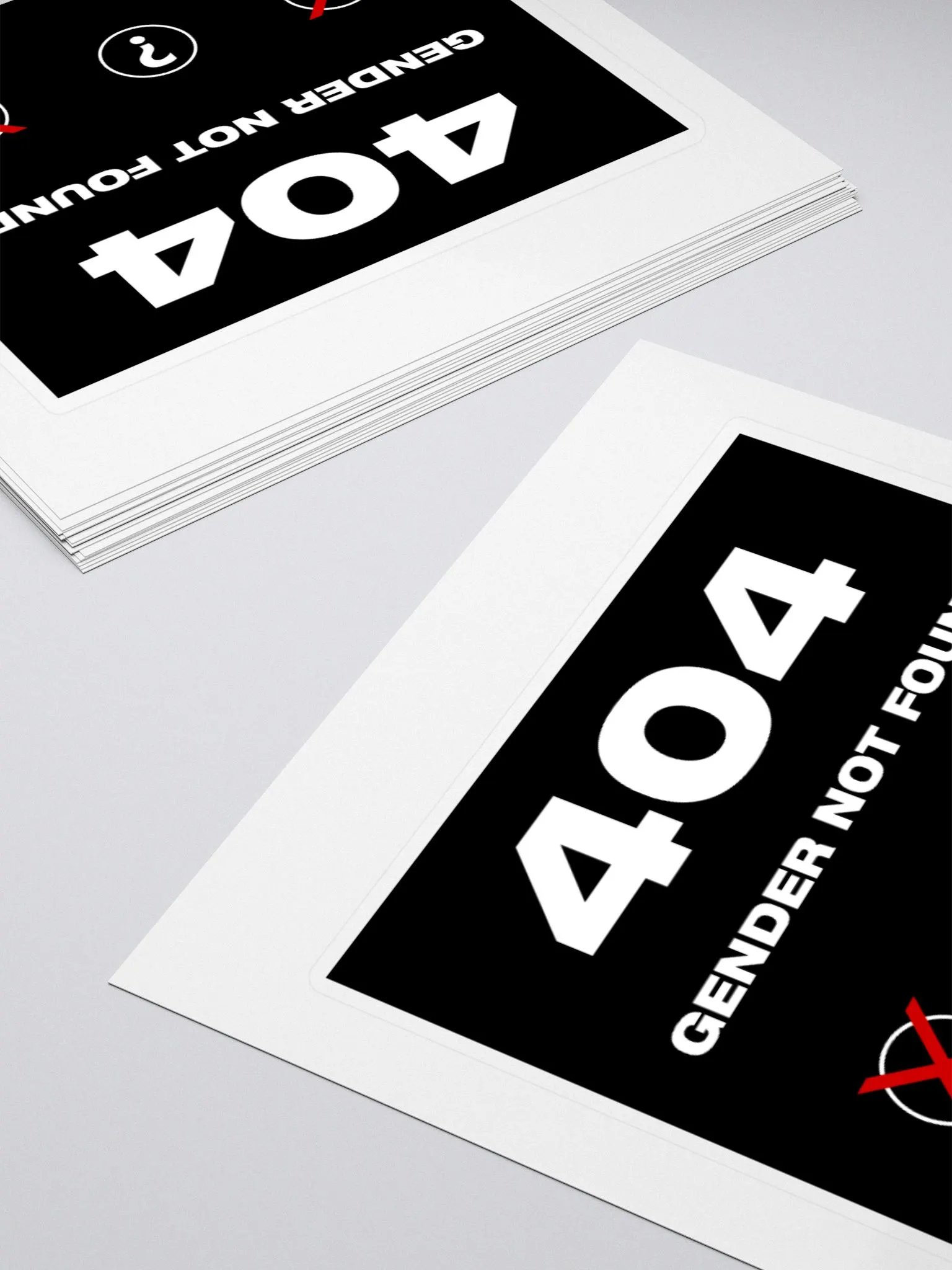 404 Gender not Found Sticker product image (15)