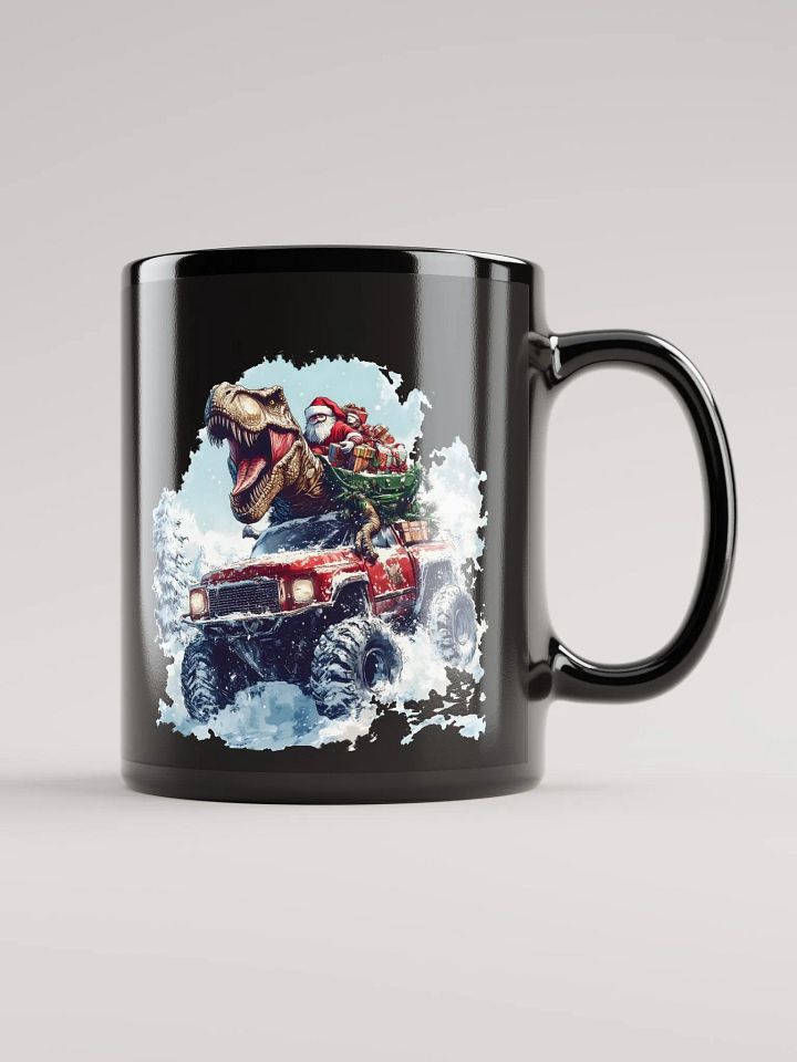 T-Rex And Santa go Monster Trucking - Mug product image (2)