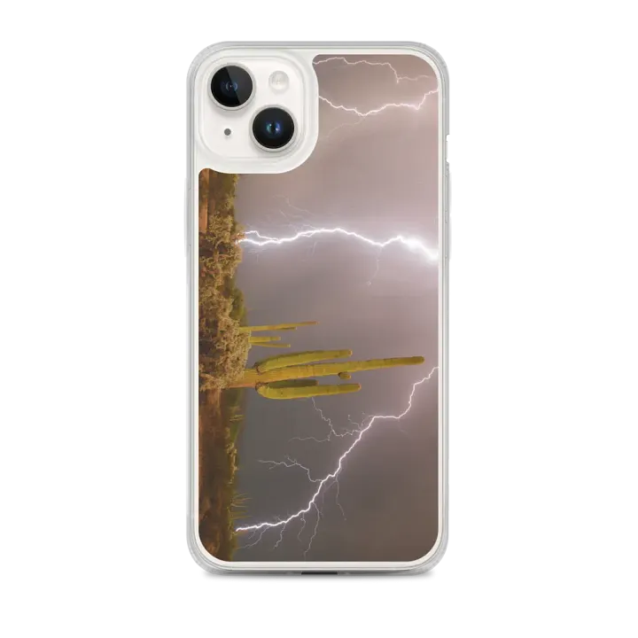 "Saguaro Bolts" - iPhone Case product image (1)