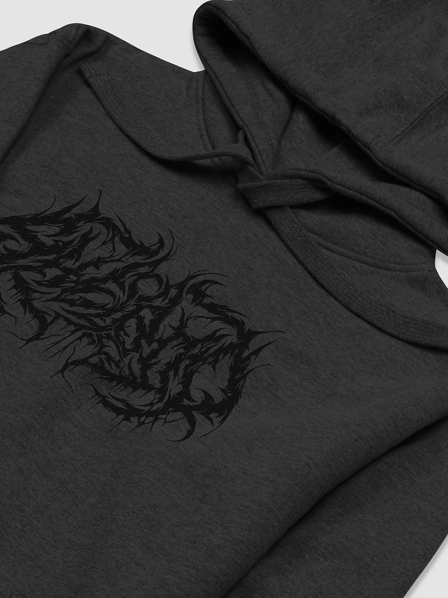 Black Metal Logo with Cutie on back Hoodie product image (3)