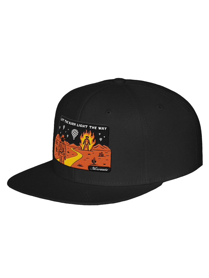 Let the burn light the way - embroidered hat product image (2)