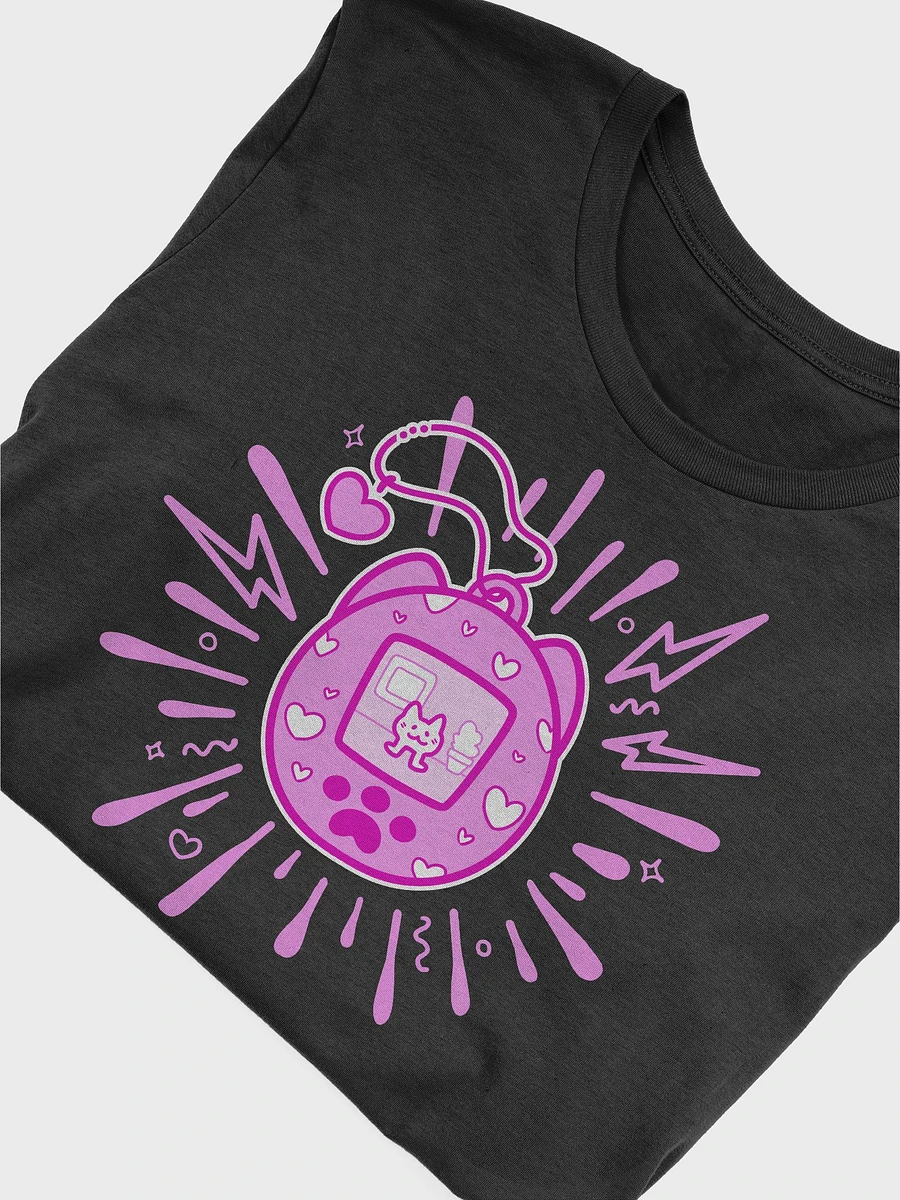 Lovely Digital Meow // T-Shirt - Pink - Dark Mode product image (5)