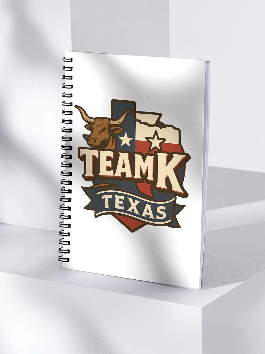 Team K Texas Spiral Notebook product image (4)