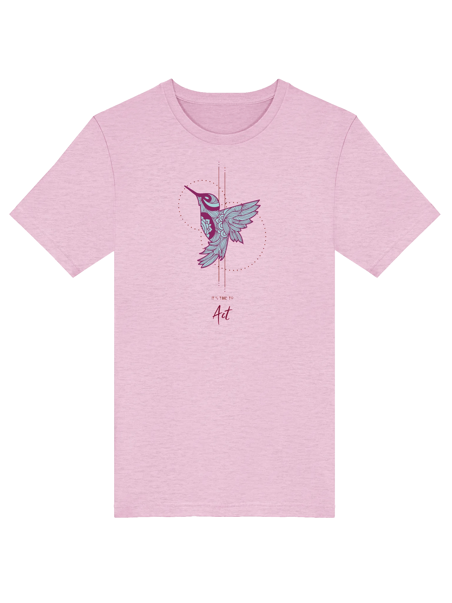 Mystic Hummingbird Floral T-Shirt product image (1)