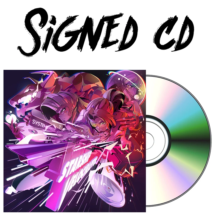 Signed CD - Starship Velociraptor product image (1)