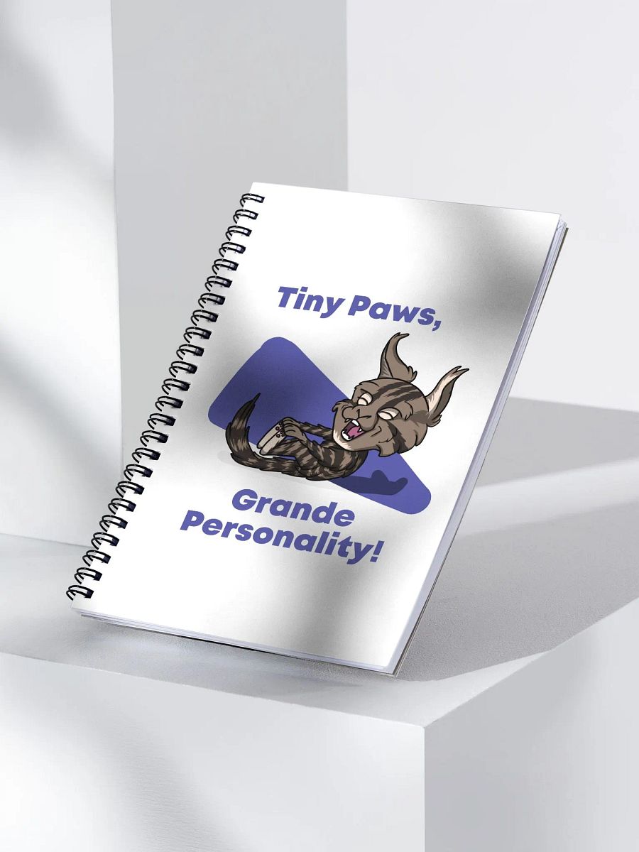 Grande Cat Spiral Notebook product image (2)